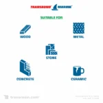 Transbond Marine Multisubstrate Epoxy Adhesive kit, 1kg Resin Part A and 800g Hardener Part B containers. Transbond Marine Multisubstrate Epoxy Adhesive suitable for bonding wood, metal, stone, concrete, and ceramic. Transbond Marine Epoxy Adhesive specs: 60 min setting time, 100:80 mixing ratio, gel viscosity, high bond strength. Transbond Marine Epoxy Adhesive: 30 min pot-life, 100:80 mix ratio, 300 min cure. Pack sizes: 450g, 1.8kg, 9kg. Transbond Marine Epoxy Adhesive demonstrating high-strength metal to stone bonding with thick amber gel. Transbond Marine Epoxy Adhesive used for metal to wood bonding, clamped tightly with amber gel visible. Applying Transbond Marine Epoxy Adhesive with a putty knife for strong wood to wood bonding. Transbond Marine Epoxy Adhesive bonding a ceramic tile to a wood block, showing thick amber gel. Transbond Marine Epoxy Adhesive applied with a putty knife for concrete to stone bonding.